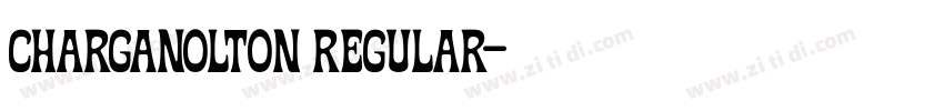 Charganolton Regular字体转换 Charganolton Regular字体转换